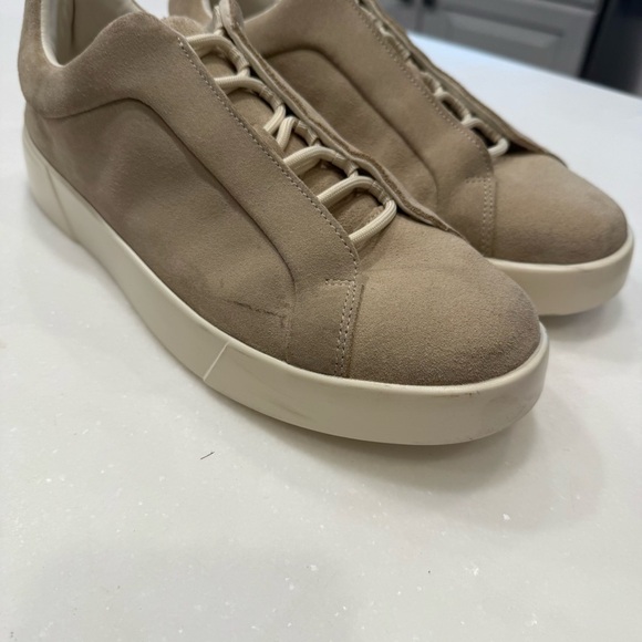 Zara Mens Taupe Suede Sneakers With White Chunky Soles NEW! Size US 9 EU 42 - Picture 7 of 10